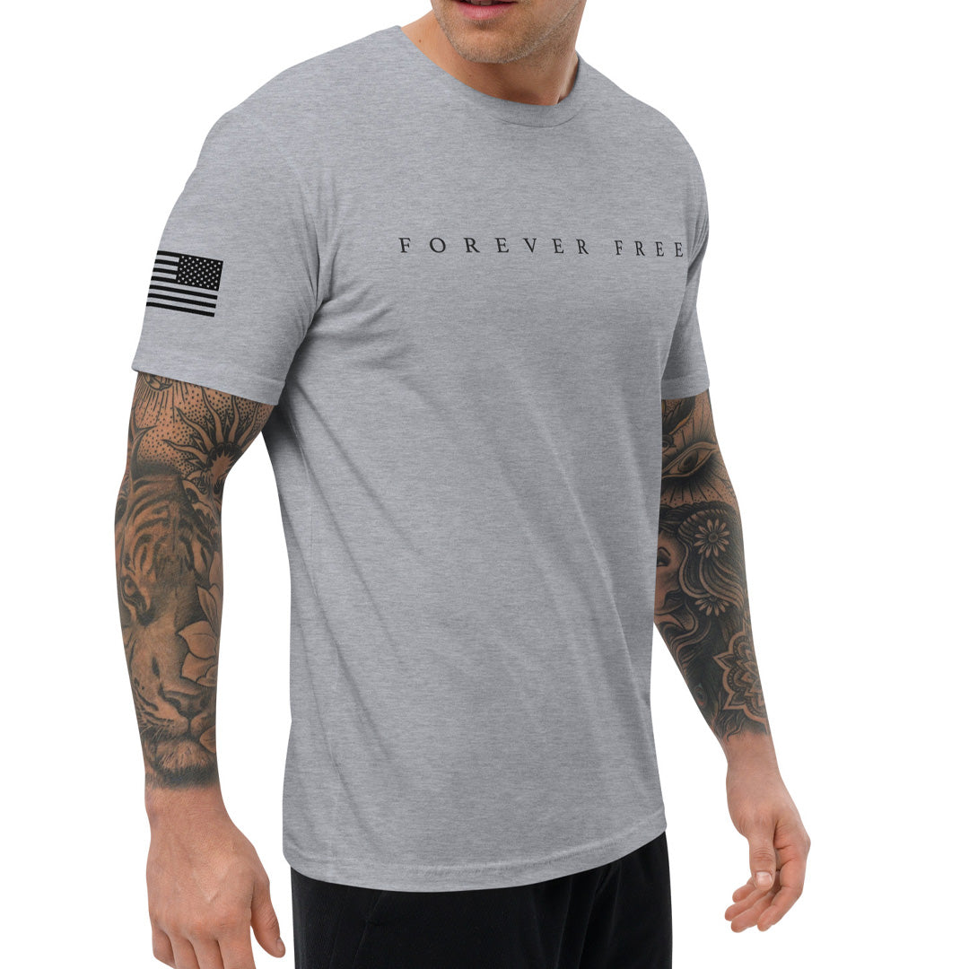 Forever Free Script Shirt (light)