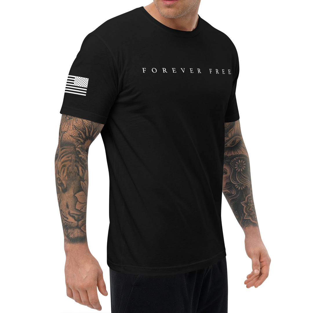 Forever Free Script Shirt (Dark)