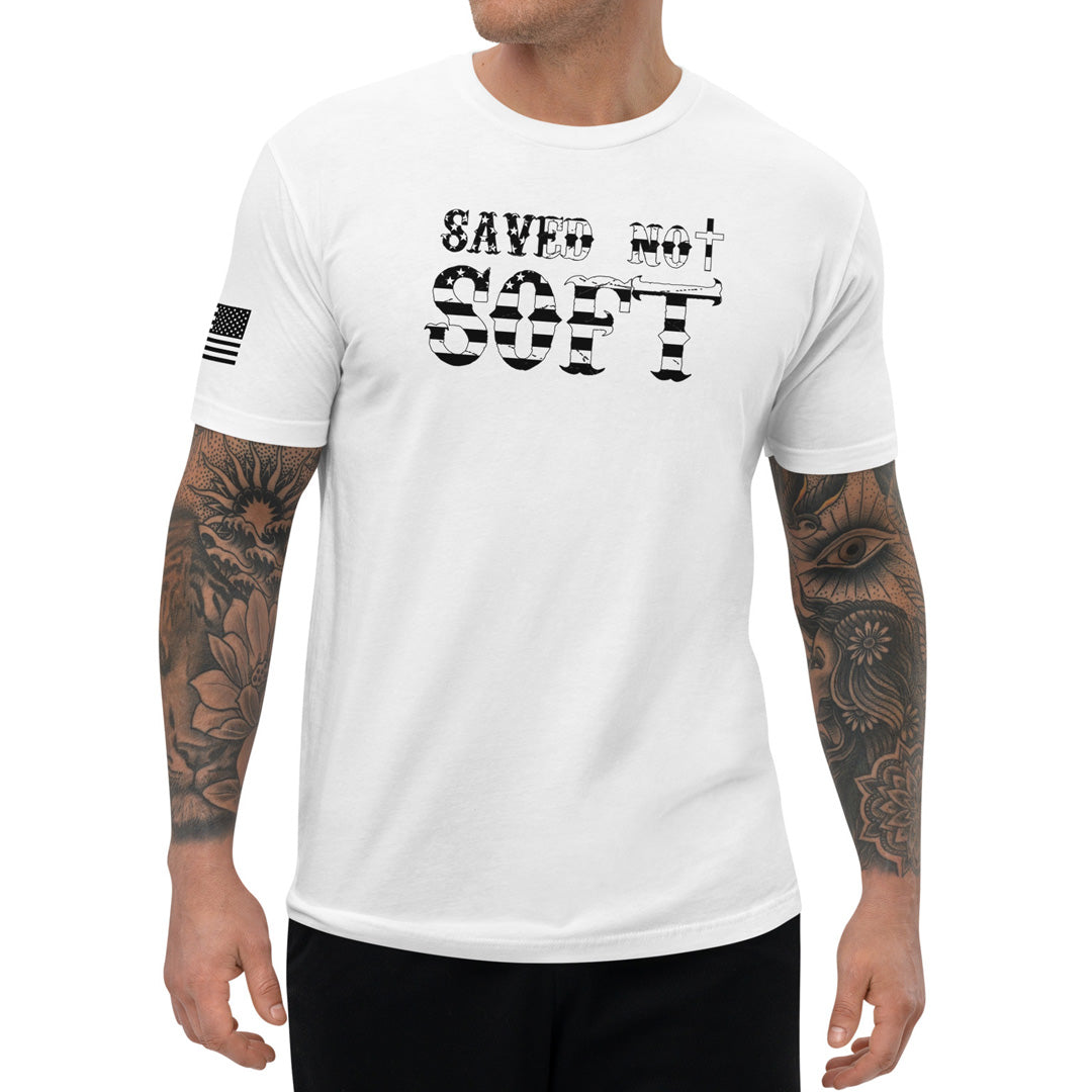 Saved Not Soft Flag Shirt