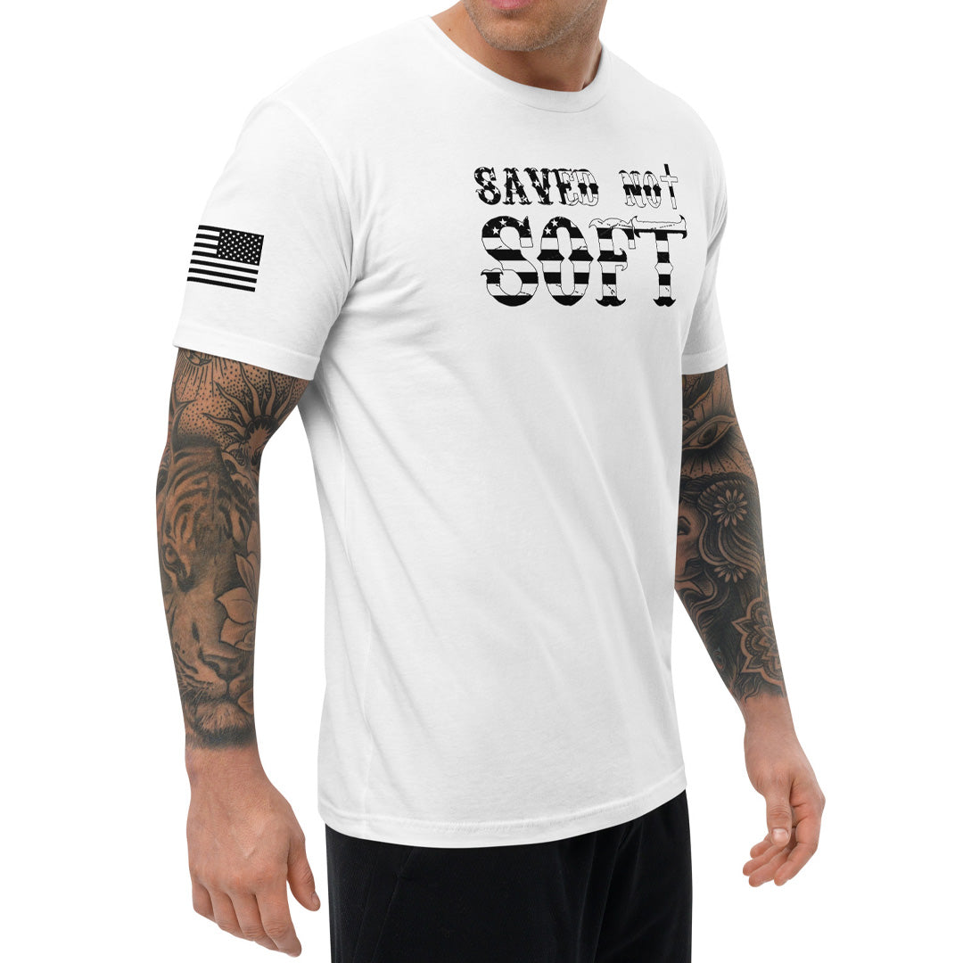Saved Not Soft Flag Shirt