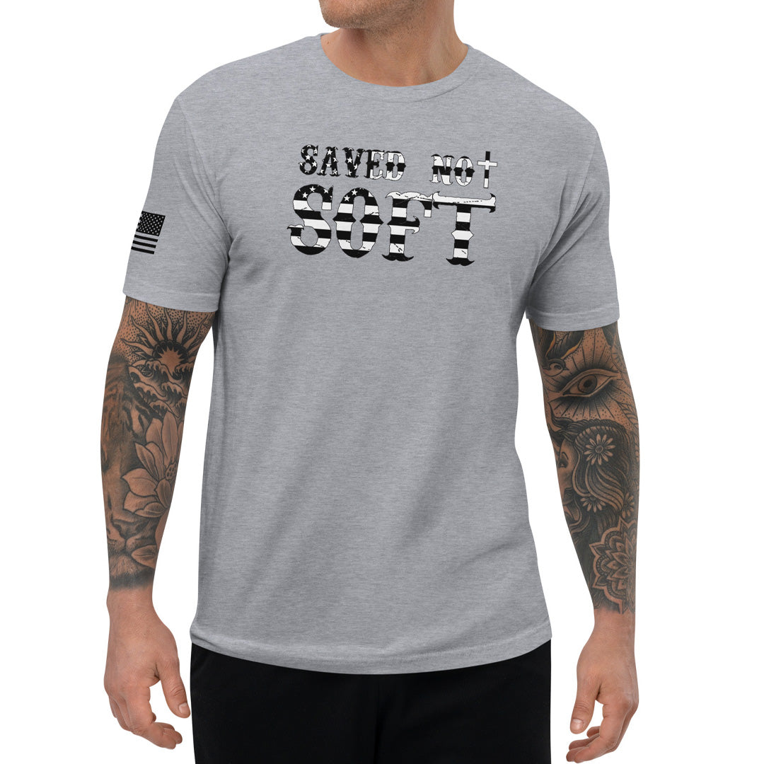 Saved Not Soft Flag Shirt