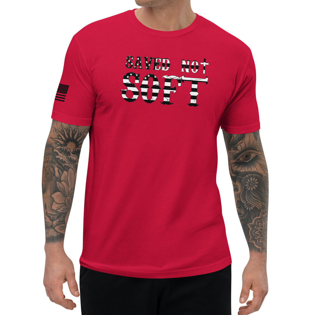 Saved Not Soft Flag Shirt