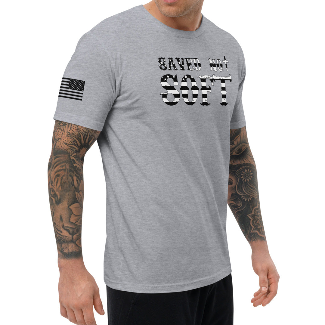 Saved Not Soft Flag Shirt