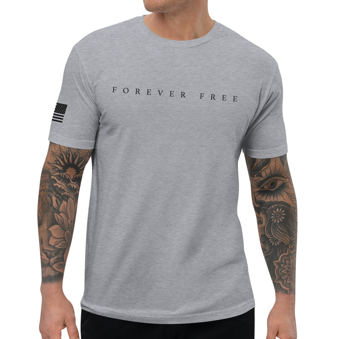Forever Free Script Shirt (light)