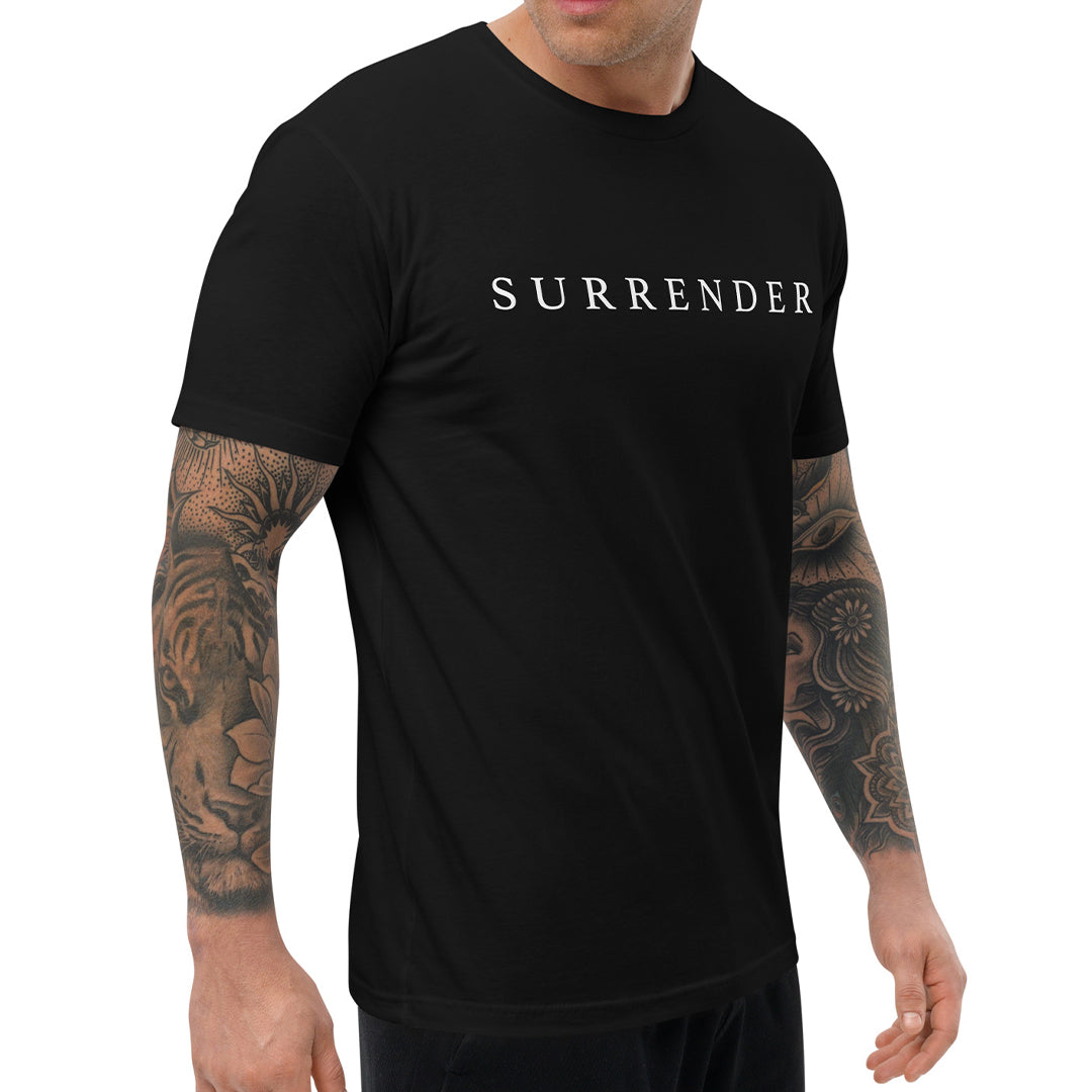 SURRENDER Mens T-Shirt (Black)